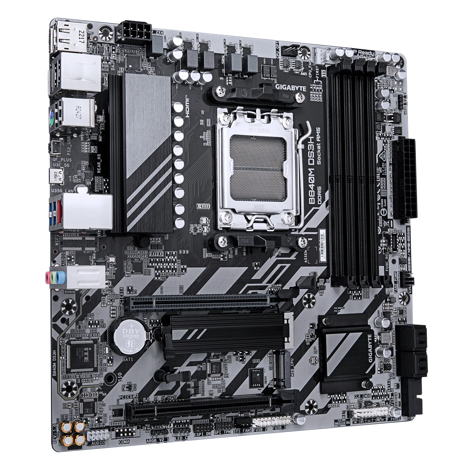 Материнская плата Gigabyte B840M DS3H (B840M DS3H)