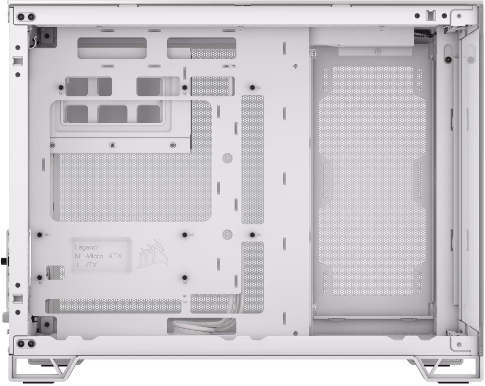 Корпус Corsair 2500X, White/Satin Gray Aluminum (CC-9011289-WW)