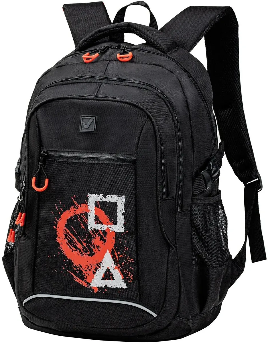 Рюкзак BRAUBERG Figures, Black (270765)