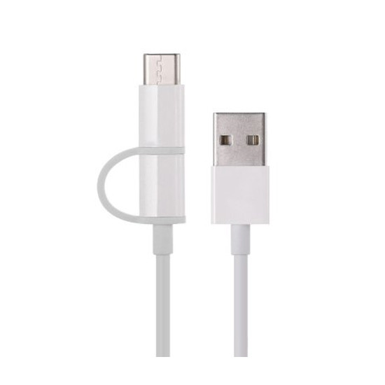 Кабель Micro USB Type-C, Xiaomi SJX02ZM, 1m, White (SJV4076CN/SJV4082TY)