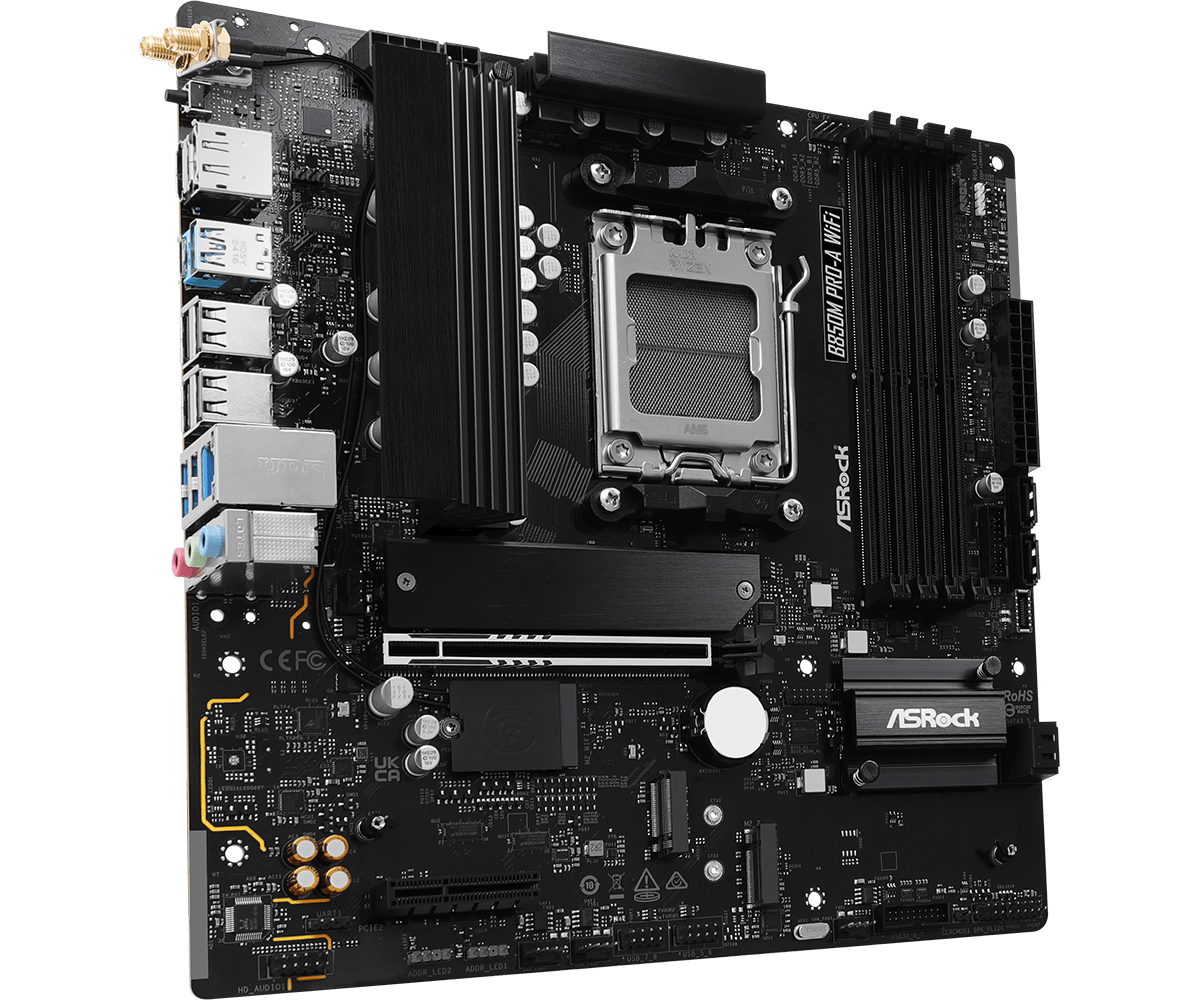 Материнская плата ASRock B850M PRO-A WIFI (90-MXBR90-A0UAYZ)