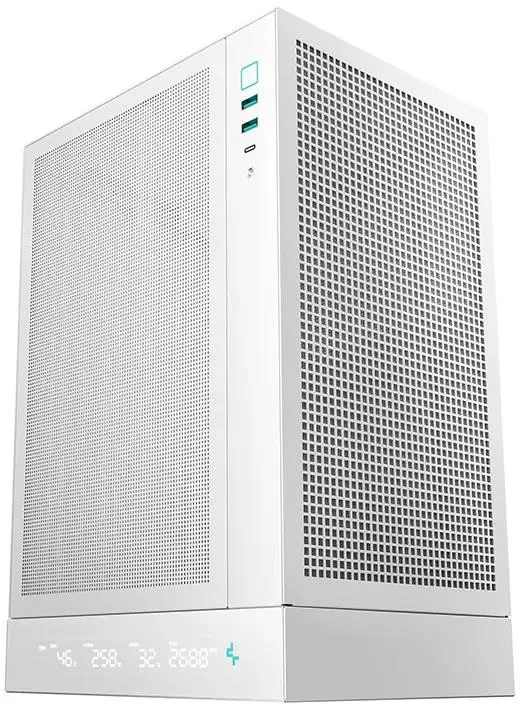 Компьютерный корпус Deepcool CH170 DIGITAL WH (R-CH170-WHNPI0D-G-1)