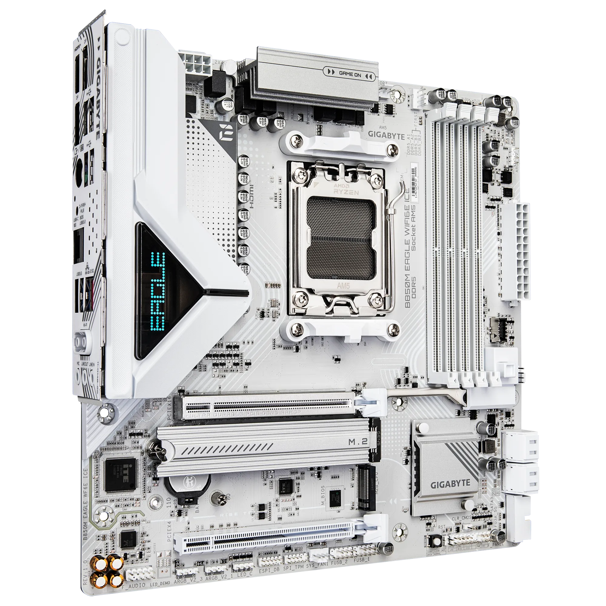 Материнская плата Gigabyte B850M EAGLE WIFI6E ICE (B850M EAGLE WF6E ICE)