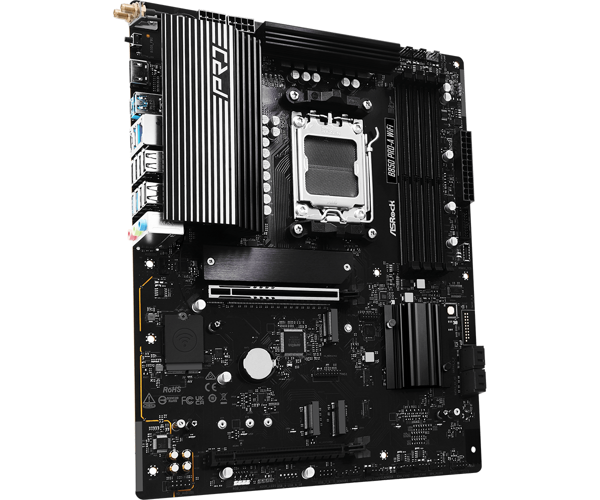 Материнская плата ASRock B850 PRO-A WIFI (90-MXBQN0-A0UAYZ)