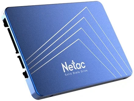 Твердотельный накопитель SSD 512Gb, SATA 6 Gb/s, Netac N600S, 2.5", 3D TLC, 540R/490W (NT01N600S-512G-S3X)