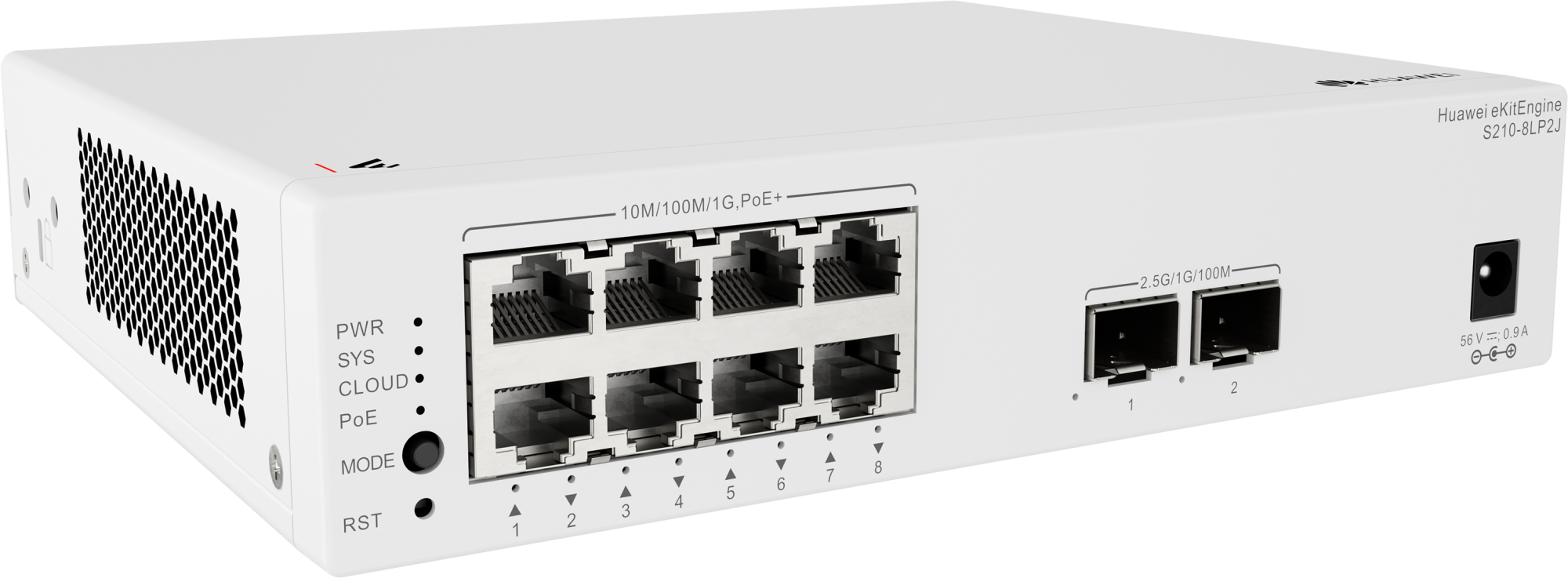 Коммутатор Huawei S210-8LP2J PoE (98012920)
