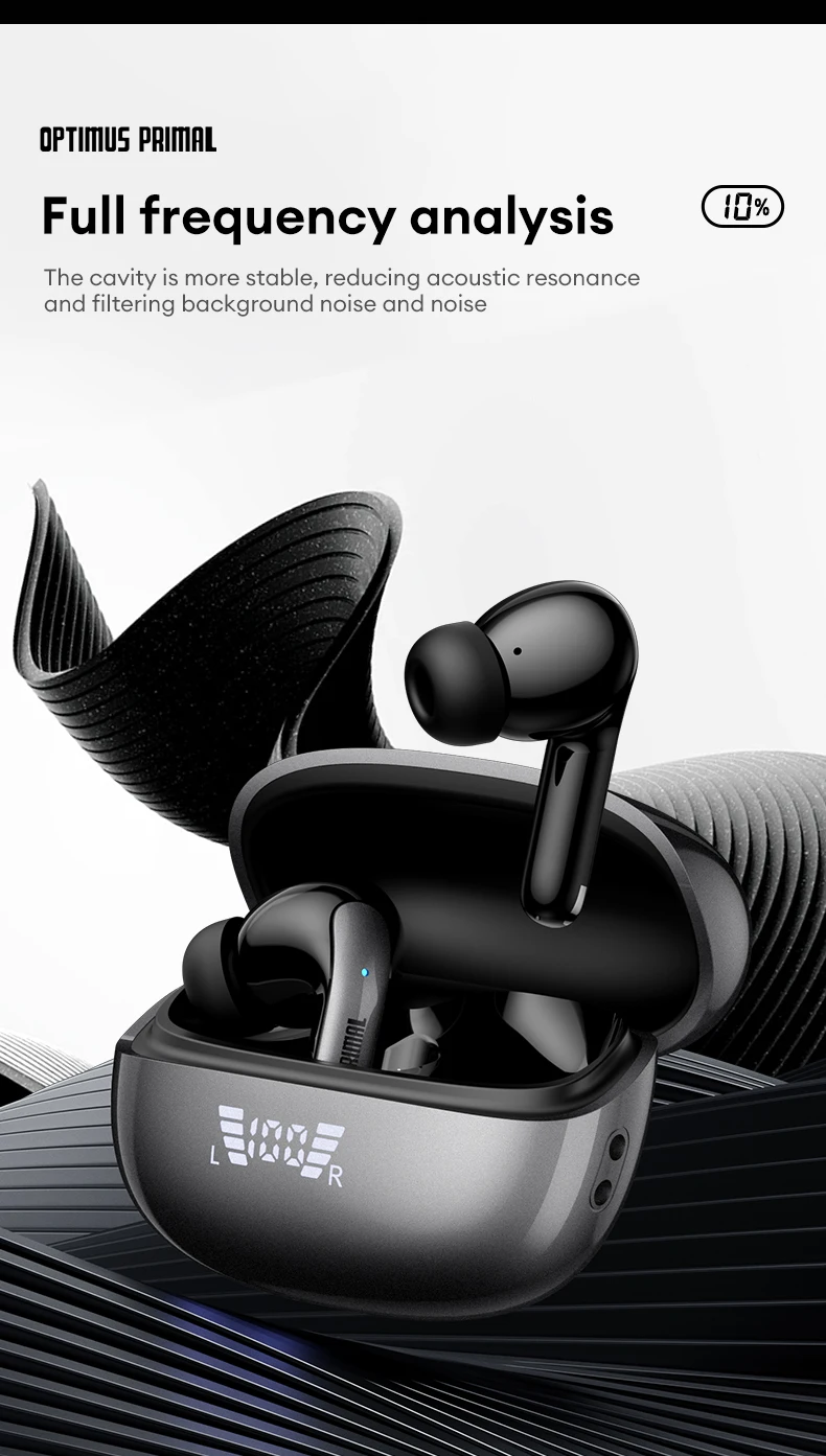 Наушники беспроводные TWS Transformers TF-T28 PRO, Black (TF-T28 PRO_Black)