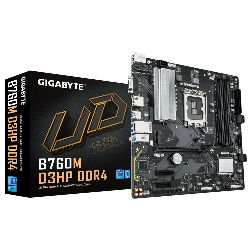 Матплата Gigabyte B760M D3HP DDR4 (B760M D3HP DDR4 (REV1.0))
