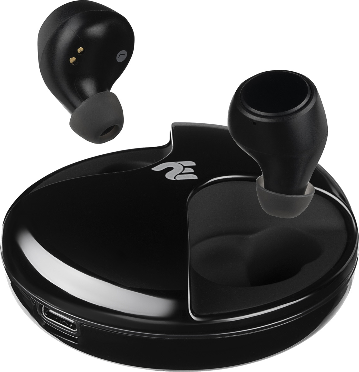 Bluetooth гарнитура 2E RainDrops Light Truet Wireless Waterproof Mic, Black (2E-EBTWRDLBK)