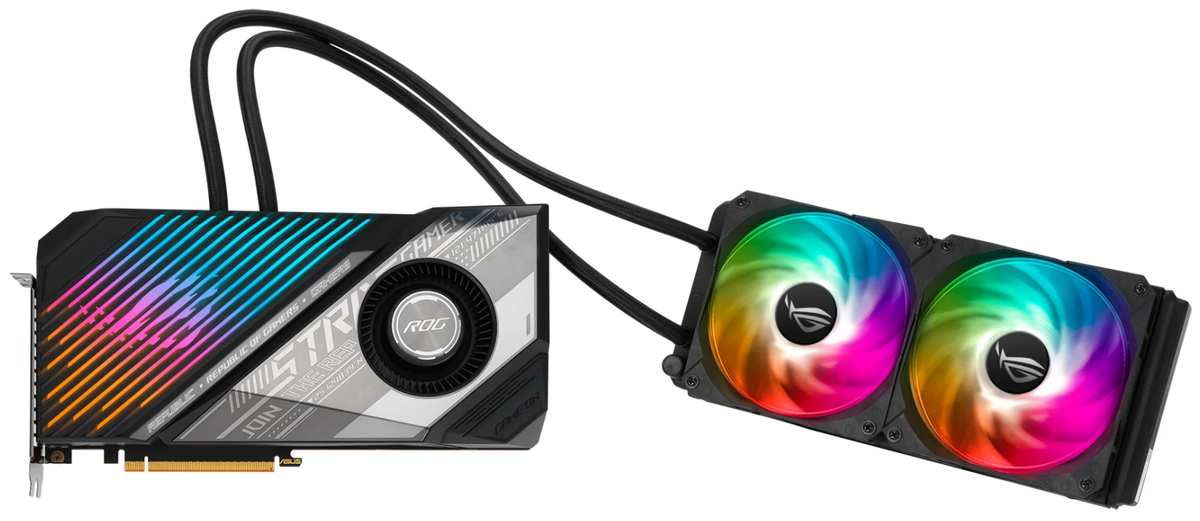 Видеокарта ASUS ROG Strix LC Radeon RX 6900 XT (ROG-STRIX-LC-RX6900XT-O16G-GAMING)