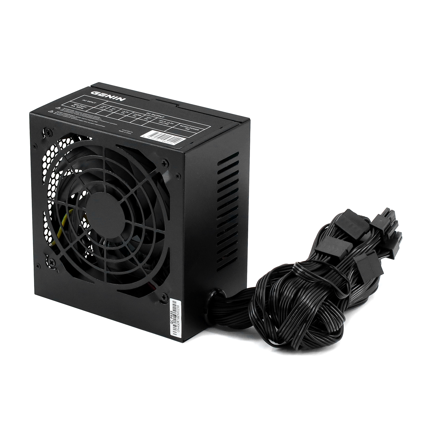 Блок питания GENIN GENPSU550K Black, 550W, ATX 2.31 (GENPSU550K)