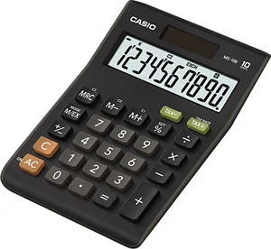Калькулятор настольный CASIO MS-10F-WA-EP черный (MS-10F-WA-EP)