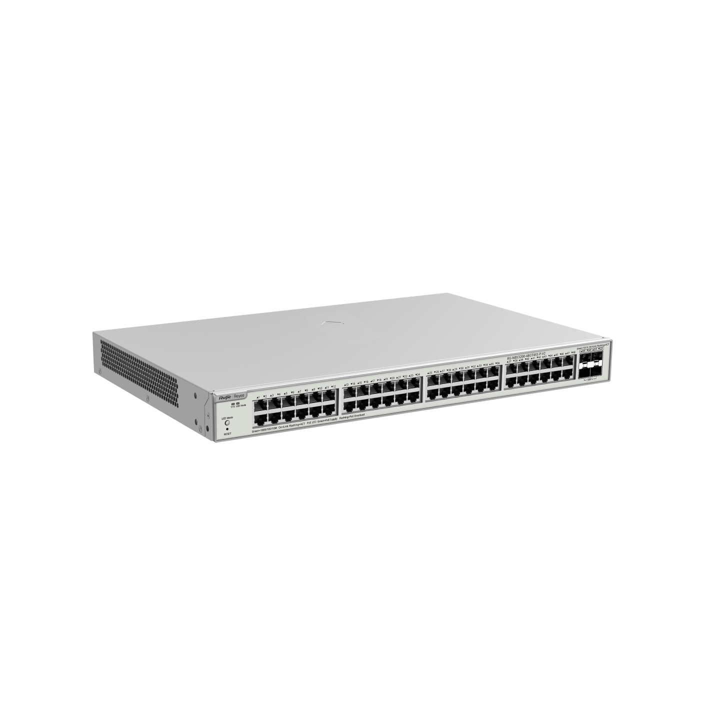 Коммутатор Ruijie Reyee RG-NBS3200-48GT4XS-P-V2 (RG-NBS3200-48GT4XS-P-V2)