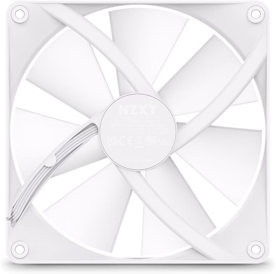 Кулер для компьютерного корпуса NZXT F140 RGB Core White (RF-C14SF-W1)