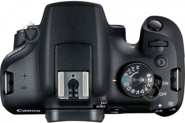Цифровой зеркальный фотоаппарат Canon EOS 2000D kit EF-S 18-55 DC III Black (2728C007AA)