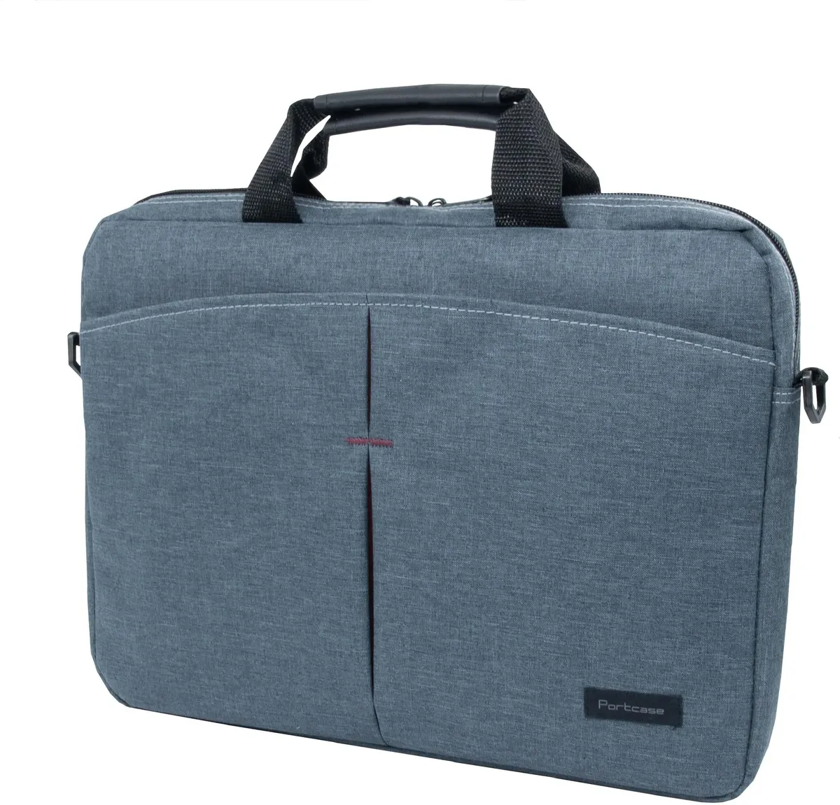 Сумка для ноутбука Portcase KCB-162 15.6", Grey (KCB-162 GREY)