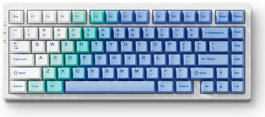 Клавиатура MCHOSE G75 PRO, Arctic Snow, Matcha Latte Switch V2 (G75-12A)