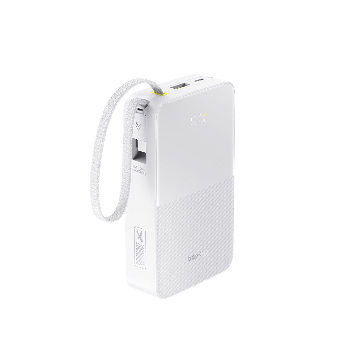 Портативный внешний аккумулятор Baseus EnerFill FC51 Bipow2 Pro, 20000mAh - White (E0027700)