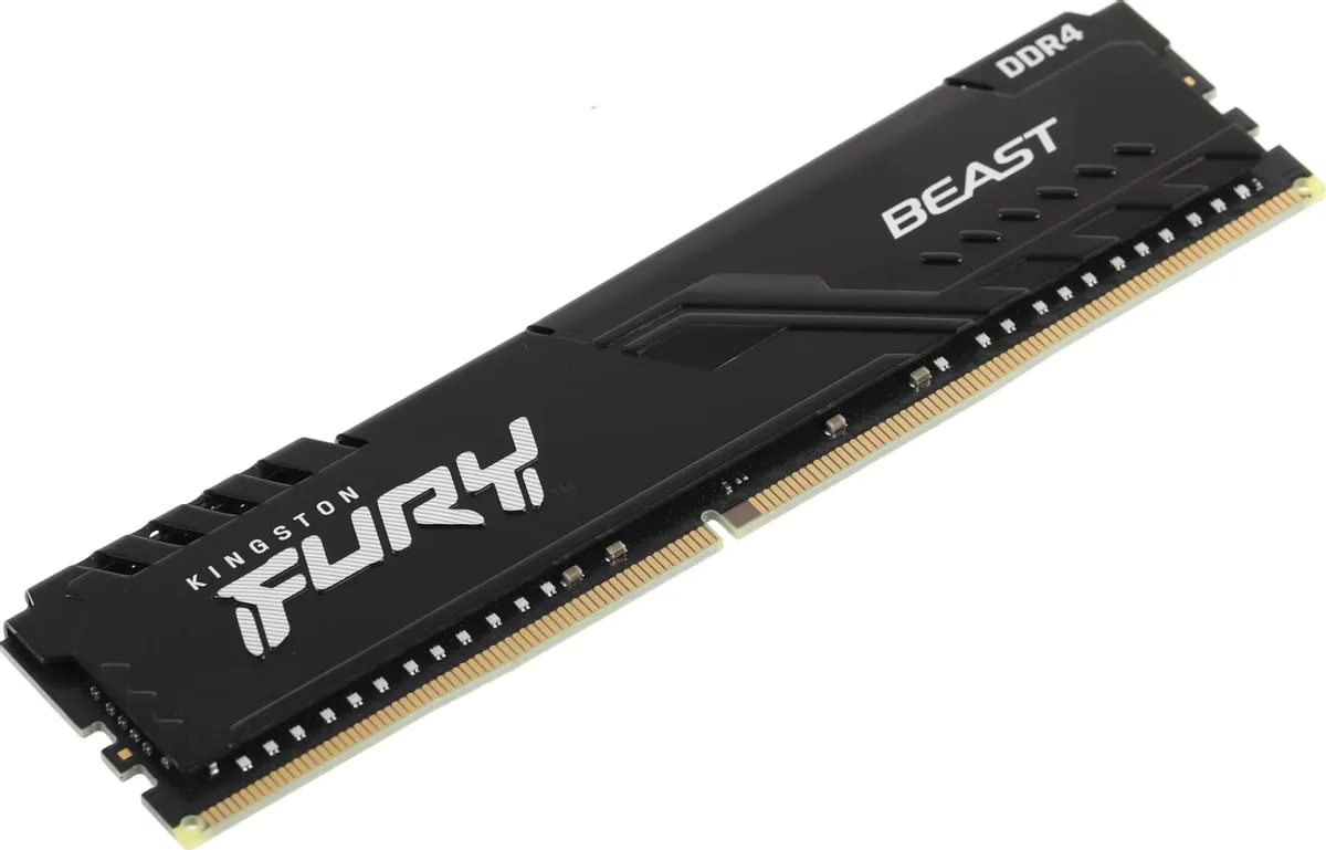 Оперативная память Kingston Fury Beast DDR4 DIMM 16Gb 3200MHz (KF432C16BB1/16WP)
