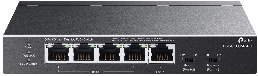 Коммутатор Tp-Link TL-SG1005P-PD (TL-SG1005P-PD(UN))