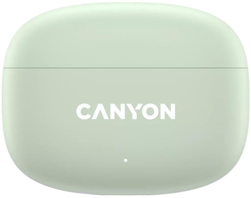 Наушники Canyon headset OnGo 9, Green (CNS-TWS9G)