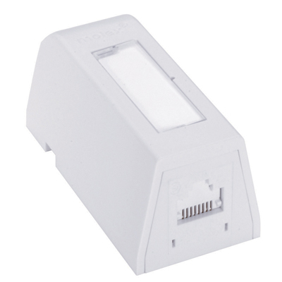 Накладная коробка MOLEX PowerCat Synergy, 6 портов, без модулей (unloaded), цвет белый (SSY-00016-02)