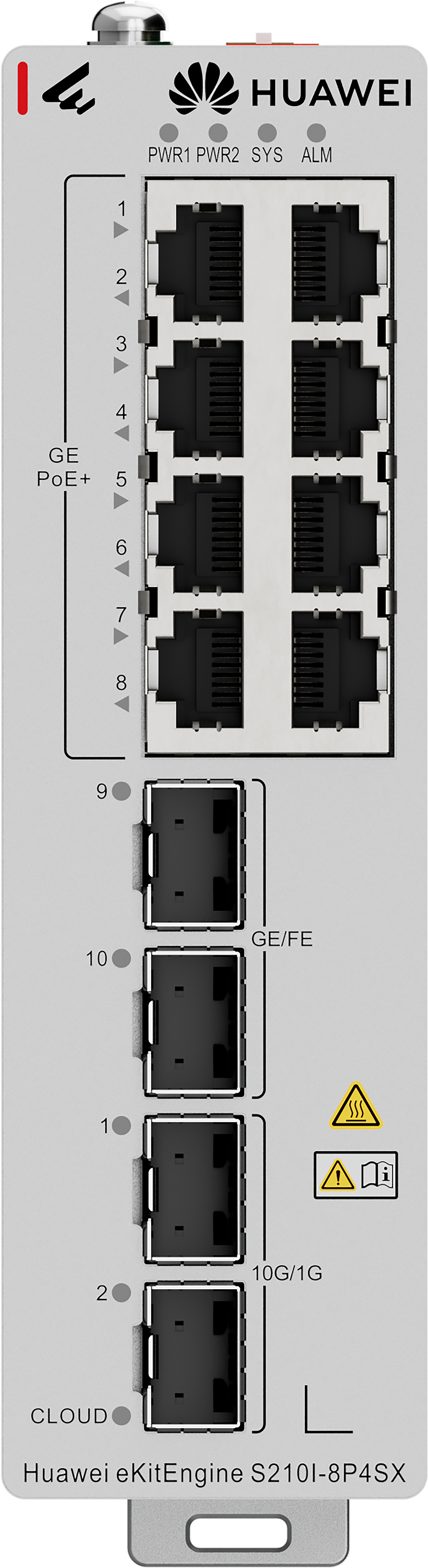 Коммутатор Huawei S210I-8P4SX PoE (98012933)