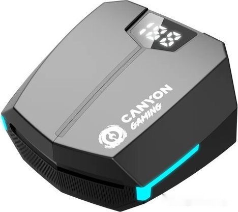 Наушникибеспроводные TWS Canyon Doublebee GTWS-2 Gaming, Black (Doublebee GTWS-2/BK)