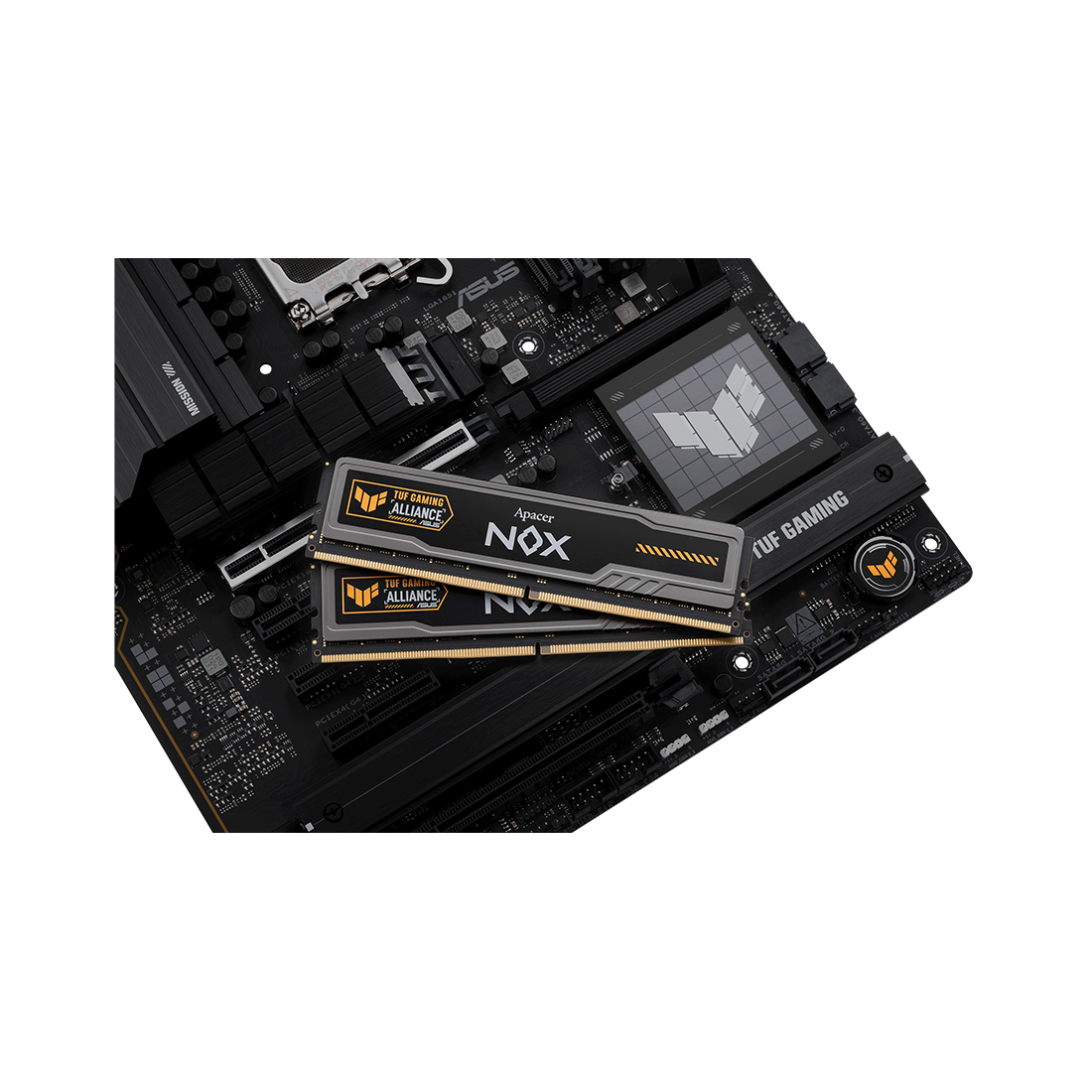 Комплект модулей памяти Apacer NOX TUF GAMING ALLIANCE, DDR5 32GB (Kit 2x16GB) 5600MHz (AH5U32G56C522UTAA-2)