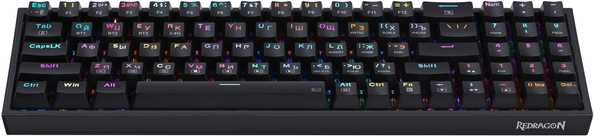 Клавиатура + мышь, USB,Redragon S136, Black (72158)