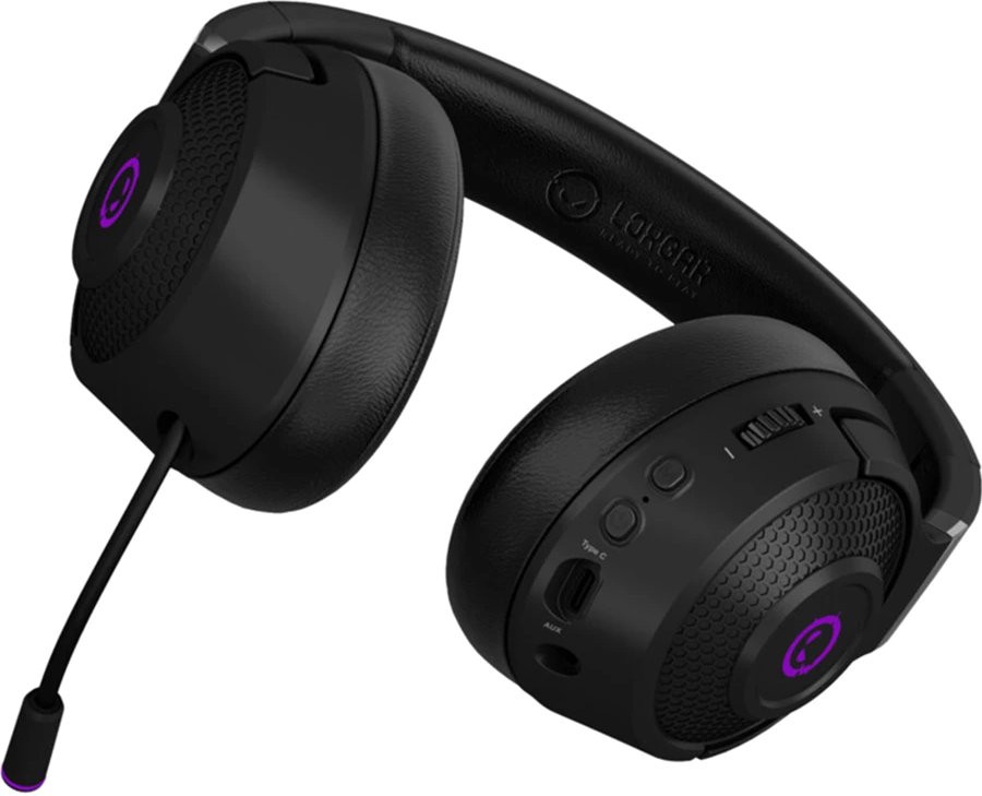 Наушники Lorgar Noah 702, black (LRG-GHS702)