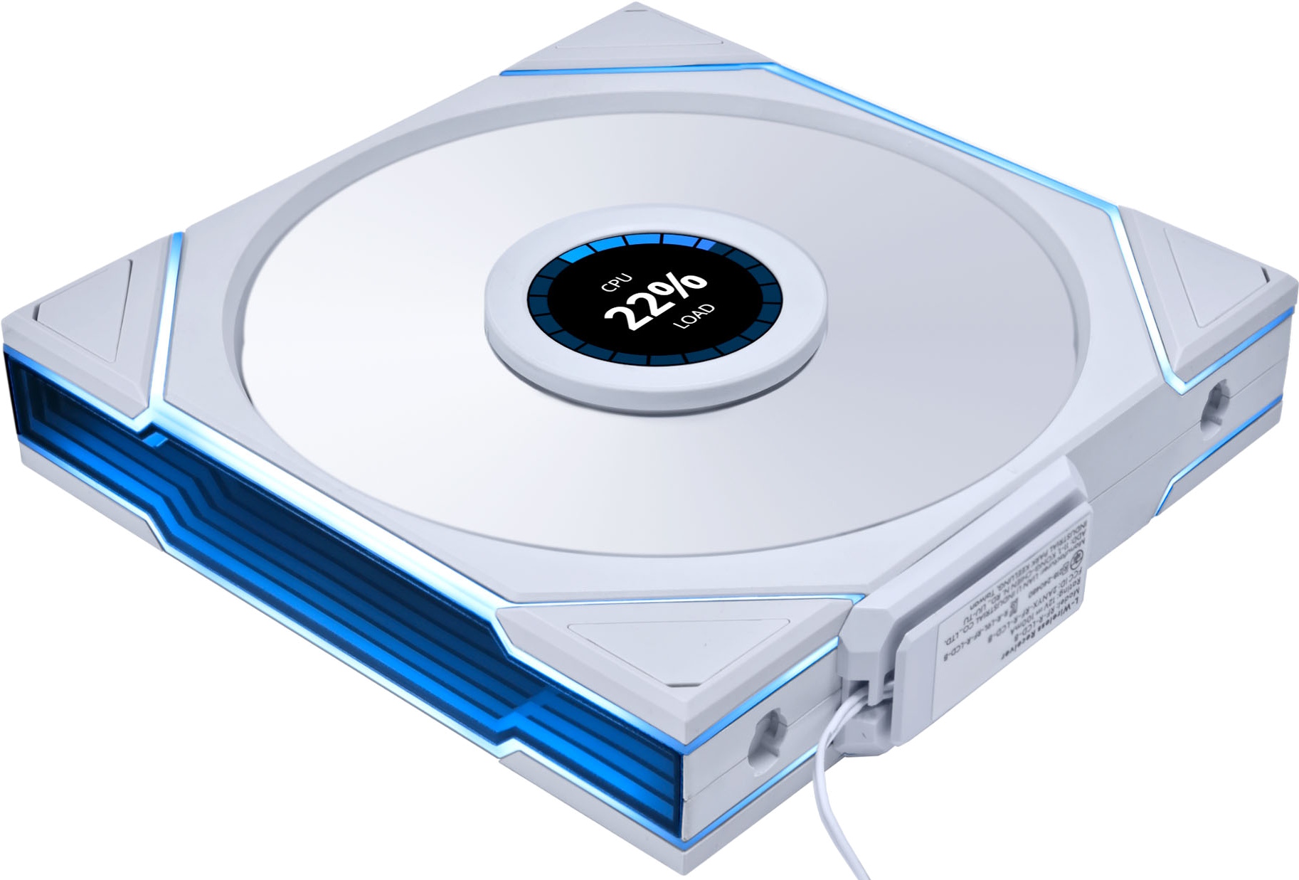 Вентилятор для корпуса Lian Li Uni Fan TL140 LCD Wireless Reverse White (G99.14RTLLCD1W1W.00)