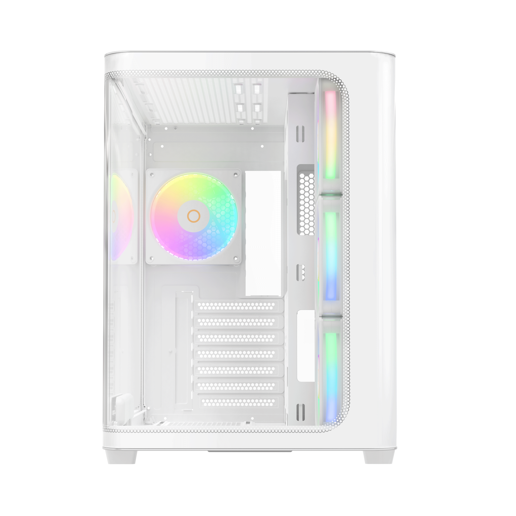 Корпус Ocypus Iota C70 WH Curve ARGB Digital (Iota-C70-WHD400CD-GL)