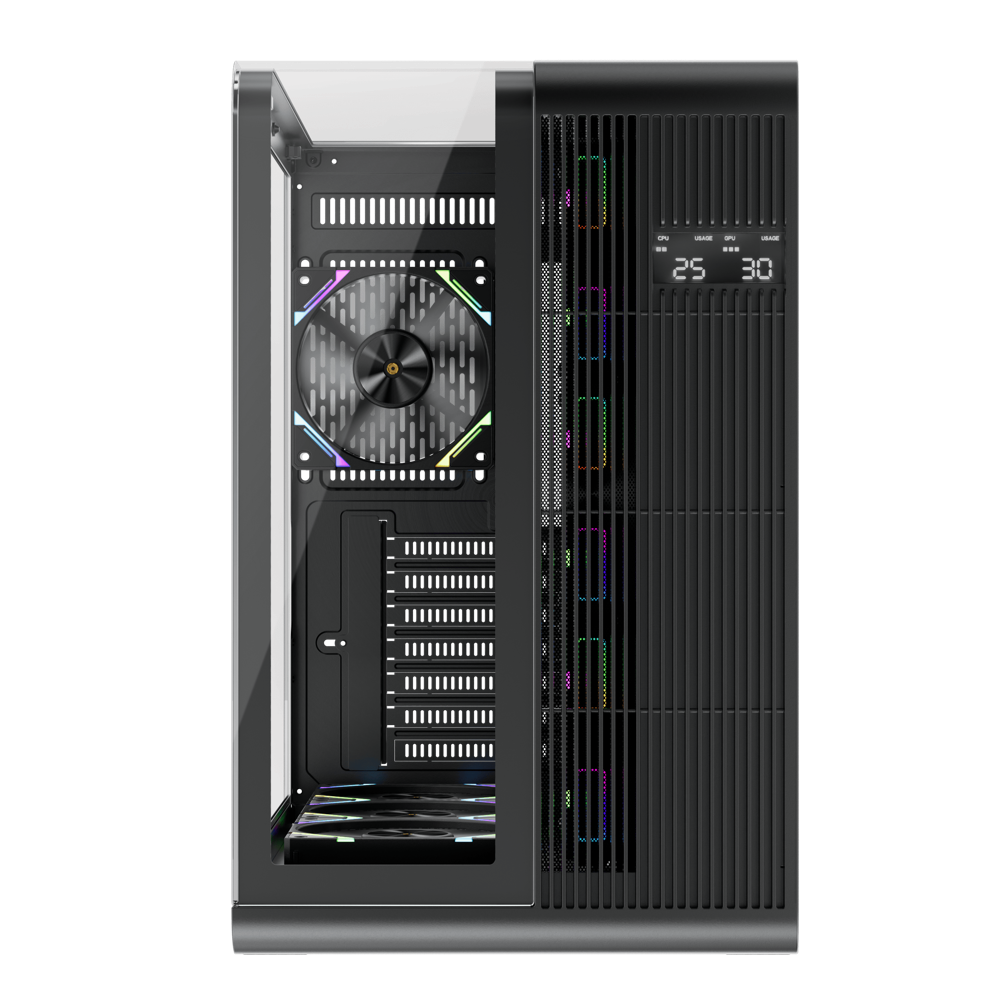 Компьютерный корпус 1STPLAYER RT7 BLACK (RT7-BK-3FC7R-1FC7)