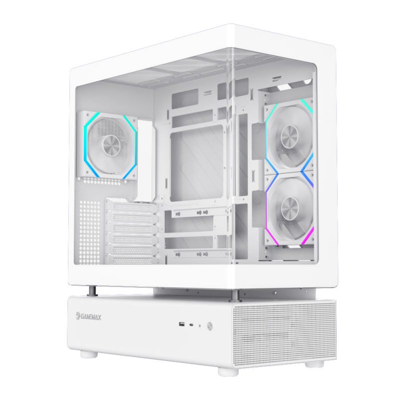 Компьютерный корпус Gamemax N80 WH White (12118000002)