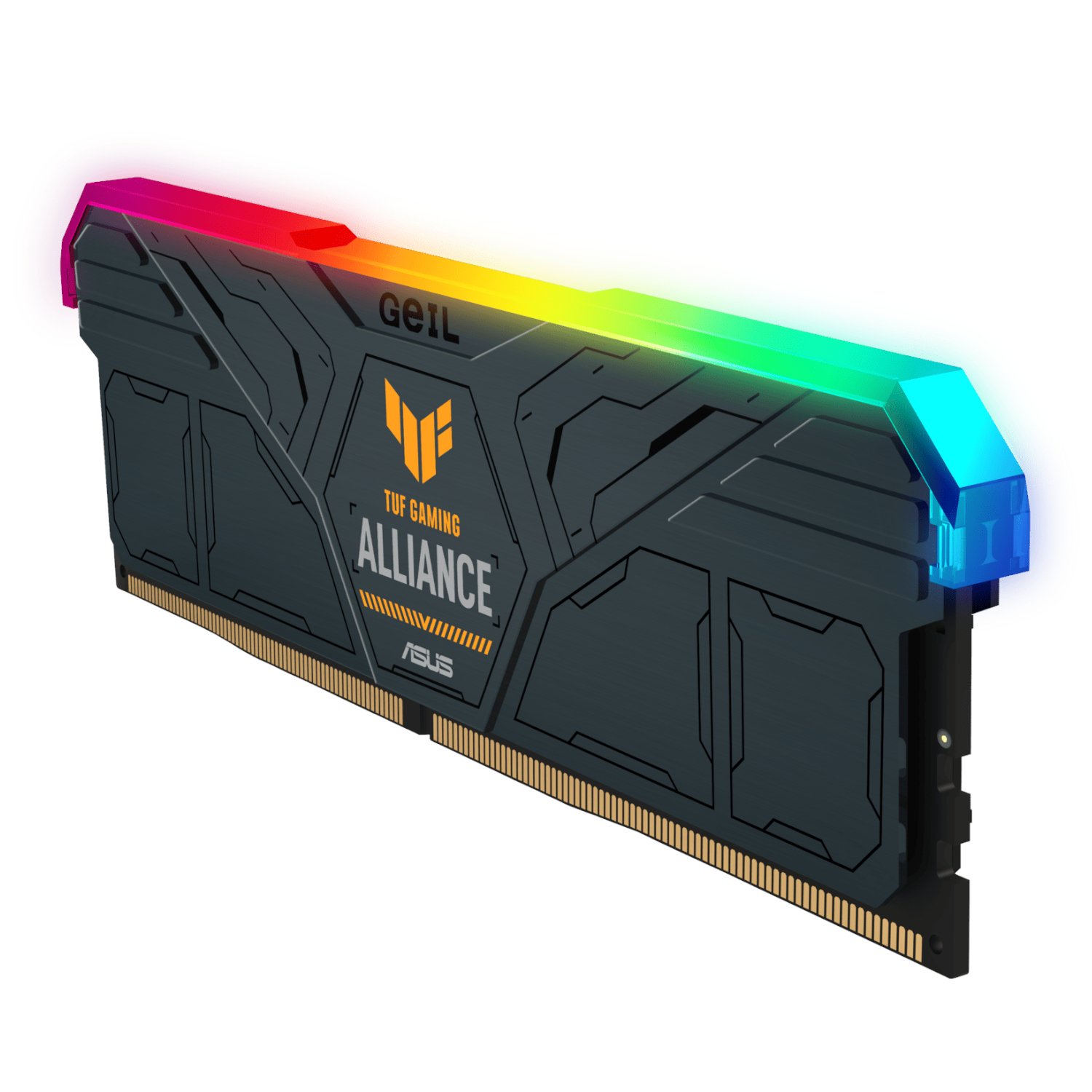 Оперативная память GEIL GEMINI RGB TUF Gaming Alliance DDR5 32GB Kit (2x16GB) 5200Mhz Black (GMST532GB5200C34ADC)