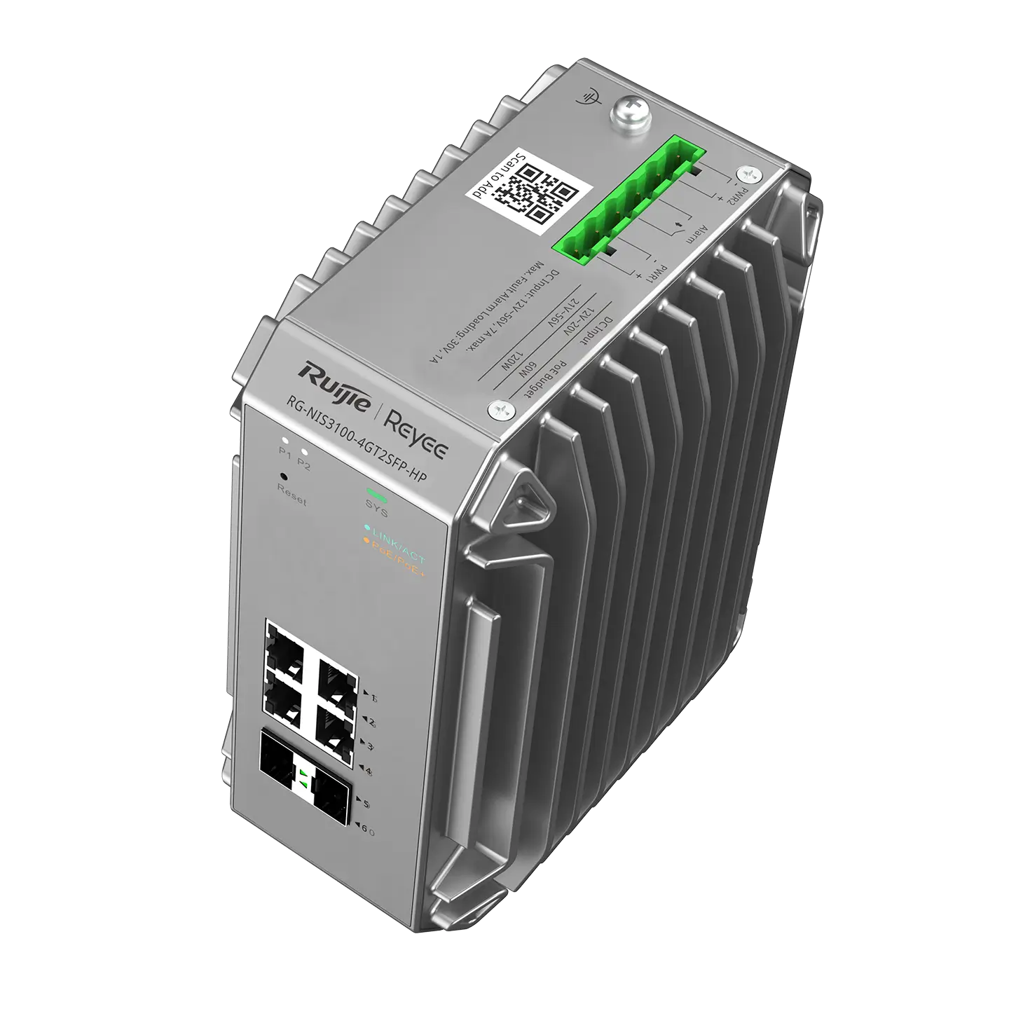 Коммутатор Ruijie Reyee RG-NIS3100-4GT2SFP-HP (RG-NIS3100-4GT2SFP-HP)