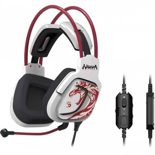 Гарнитура A4Tech Bloody G575, 2m, USB, LED, Naraka (G575/NARAKA)