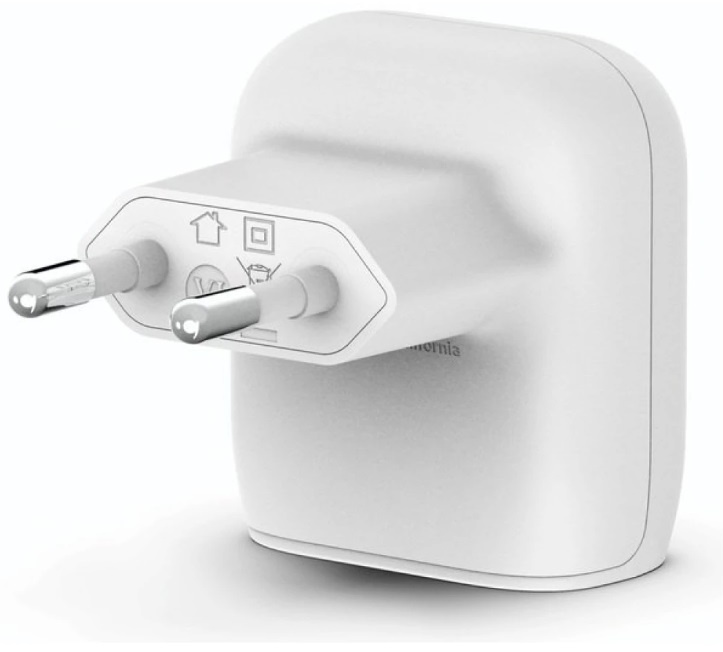 Сетевое зарядное устройство Belkin USB-C Wall Charger 20W белый (WCA003vfWH)