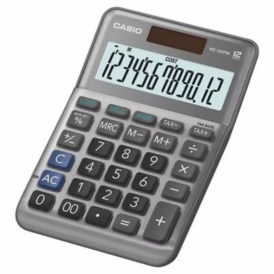 Калькулятор настольный CASIO MS-120FM-WA-EP (MS-120FM-WA-EP)