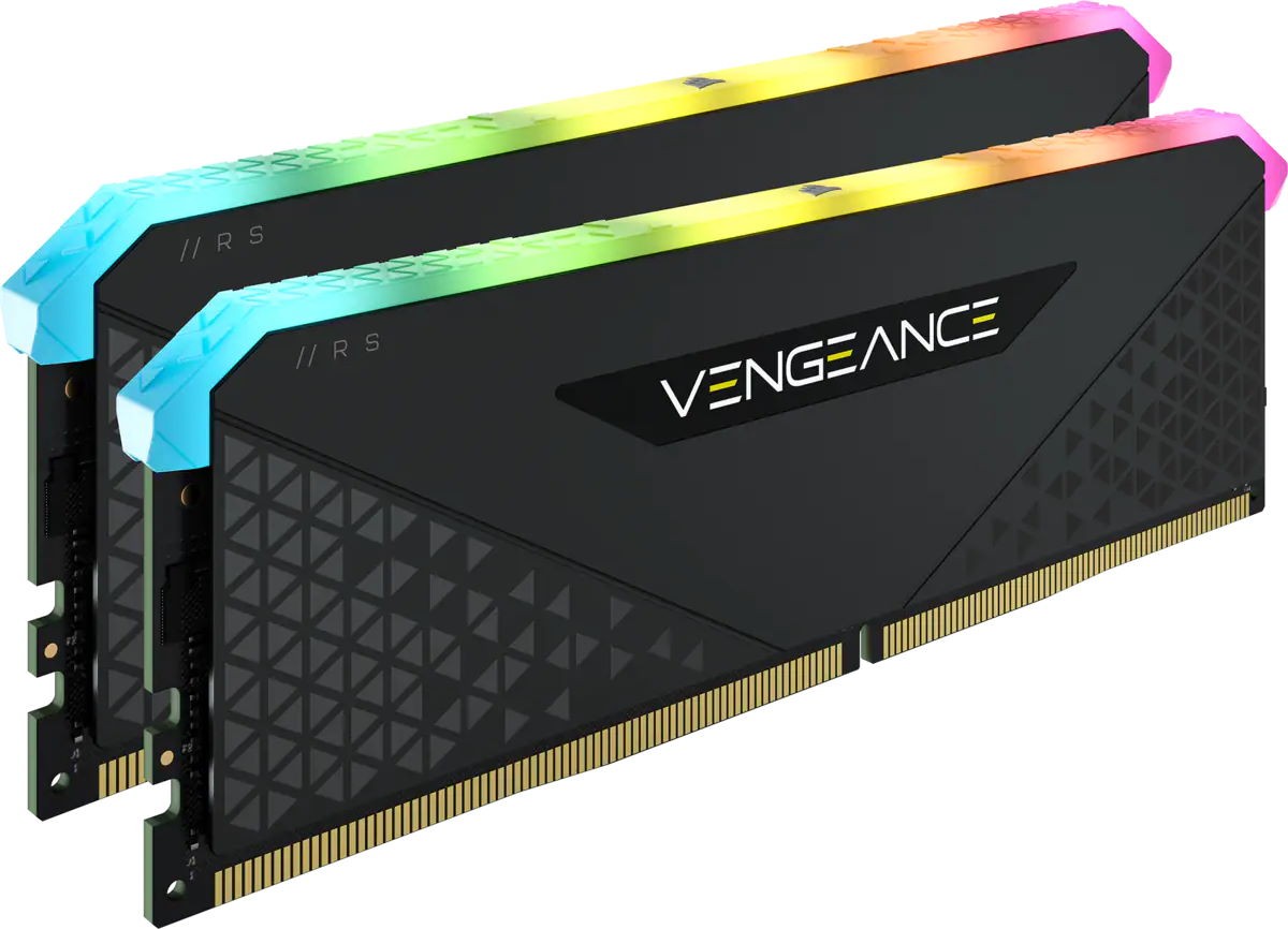 Оперативная память Corsair Vengeance RGB RS DDR4, 3200MHz 32GB (2x16GB) - Black (CMG32GX4M2E3200C16)
