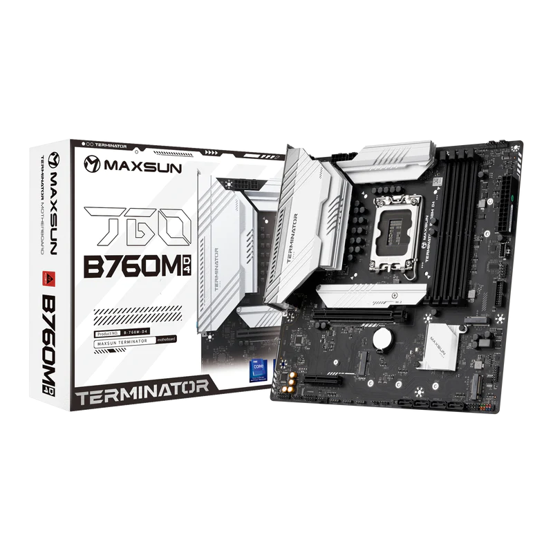 Материнская плата MaxSun Terminator B760M D4, LGA1700 B760 mATX (MS-Terminator B760M D4)