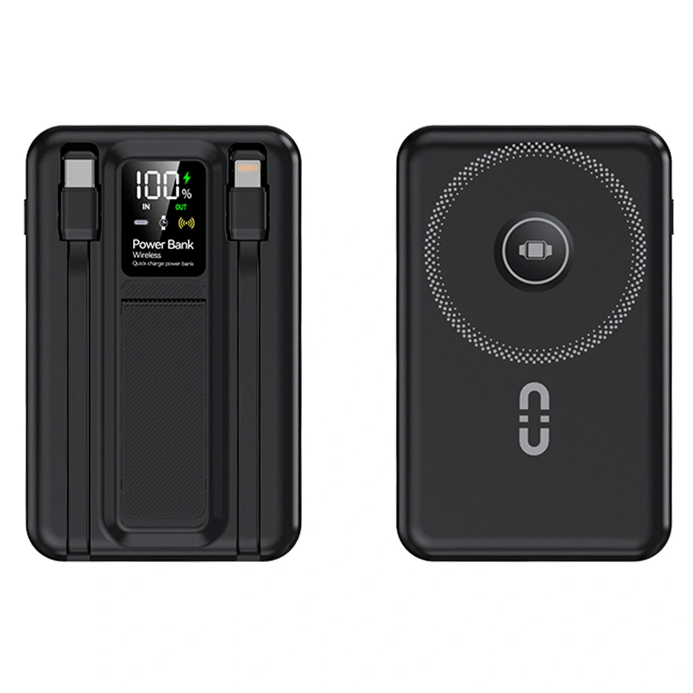 Портативный внешний аккумулятор Power Bank ARG 10000mAh Black Wireless ARGB41 (ARGB41)