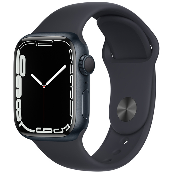 Смарт-часы Apple Watch Series 7, 41mm, 32GB ROM, Midnight (MKMX3GK)