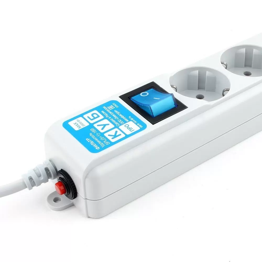 Сетевой фильтр Power Cube Pro, 1.9м, 6 розеток, White (SPL(5+1)-16B-P-1.9M) Сетевой фильтр Power Cube Pro, 1.9м, 6 розеток, White (SPL(5+1)-16B-P-1.9M)