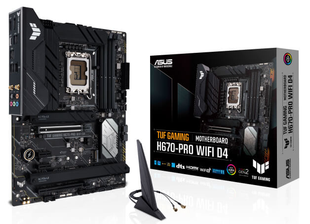 Материнская плата ASUS TUF GAMING H670-PRO WIFI D4, LGA1700 ATX (90MB1900-M0EAY0)