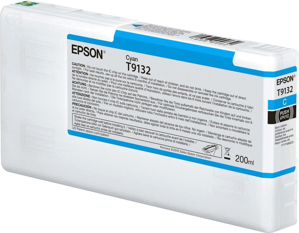Картридж Epson SC-P5000 200ml Cyan голубой (C13T913200)