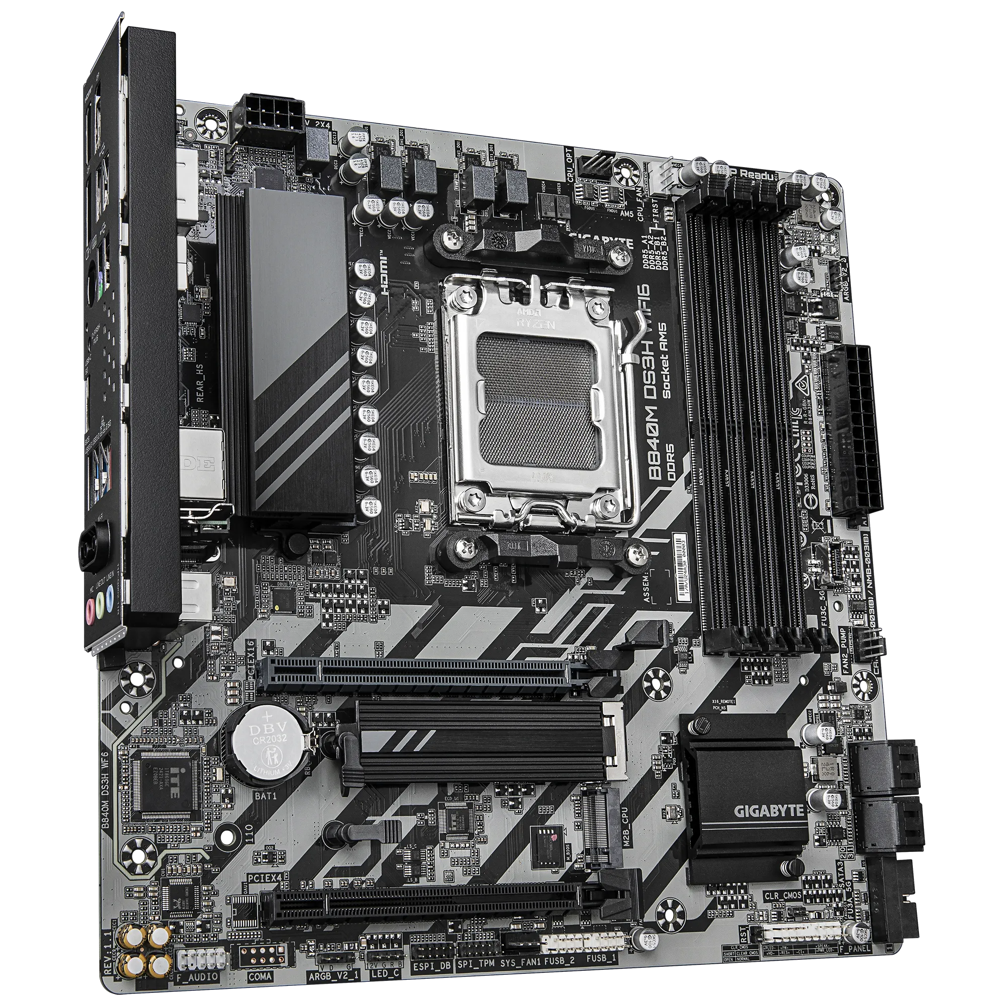 Материнская плата Gigabyte B840M DS3H WIFI6 (B840M DS3H WF6)