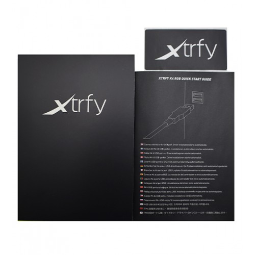 Клавиатура USB, XTRFY K4 TKL RGB, Black (XG-K4-RGB-TKL-R-RUS)