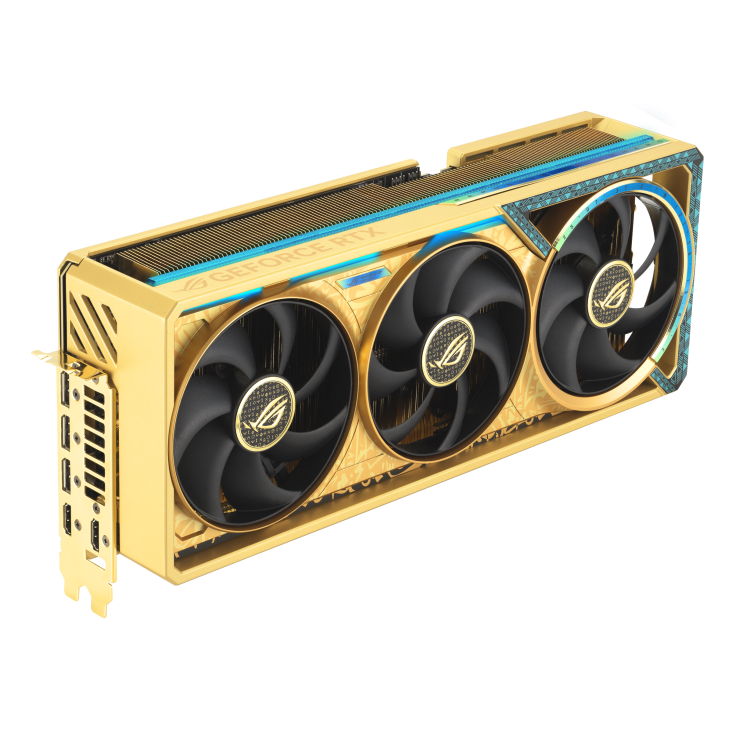 Видеокарта Asus ROG Astral GeForce RTX 5080 Dhahab CORE OC Edition (ROG-ASTRAL-RTX5080-O16G-DHAHAB-CORE)